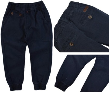 Lusa Nowe granatowe SPODNIE Jogger Wiosna - 110