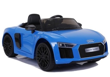AUTKO NA AKUMULATOR 2x45W POJAZD AUDI R8 PILOT 2.4G ŚWIATŁA LED KOŁA EVA