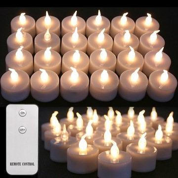 24 LED Simulated Electronic Candles