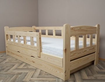 БИНГО 90х170 безопасная сосновая кровать ЛЮБОЙ РАЗМЕР