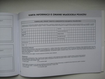 Fiat Ducato Польская сервисная книжка Fiat Scudo