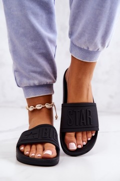 ЖЕНСКИЕ ШЛЕПАНЦЫ BIG STAR, ЧЕРНЫЕ DD274A271 41