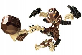 Klocki LEGO Bionicle 8531 Mata Toa Pohatu używane Robot Zestaw Kompletny