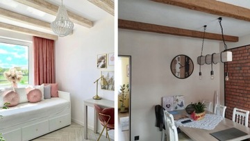 Балки в деревенском стиле, имитация дерева Деревянный брус - Образцы