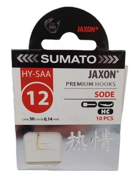 HACZYKI Z PRZYPONAMI SUMATO jaxon SODE 12 ZŁOTE