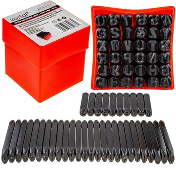 ZNACZNIKI NUMERATORY 36 NUMERATOR LITERY CYFRY 8MM