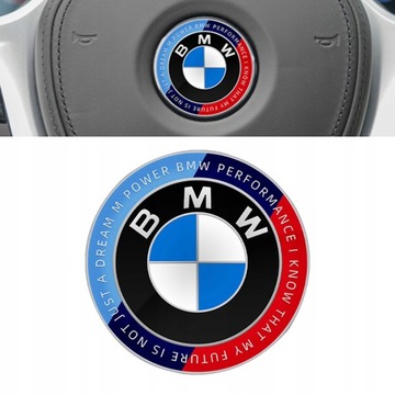EMBLEMAT ZNACZEK NA KIEROWNICE BMW 45MM
