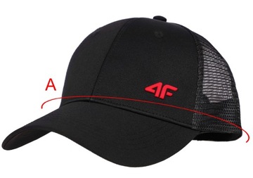 Мужская и женская бейсболка 4F, повседневная вентилируемая кепка L/XL