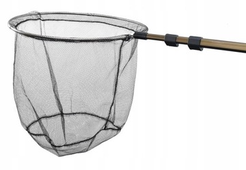 Подсак рыболовный 3,30, телескопический круглый FL 335 см, складная корзина