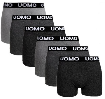 6x BOKSERKI MĘSKIE BAWEŁNIANE 3XL
