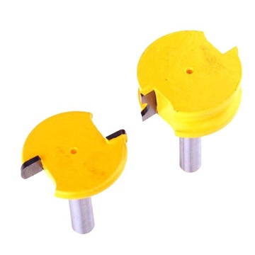 2 X Frezy do przełącznika drewna Flet i koralik Canoe