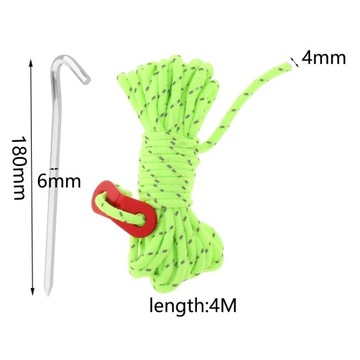 6 шт./упак. Набор веревок для палатки