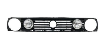 Atrapa + HALOGENY Grill VW Golf MK2 Jetta mk 2 II