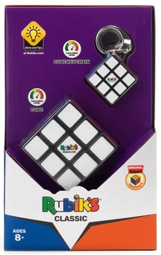 ОРИГИНАЛЬНЫЙ КЛАССИЧЕСКИЙ КУБИК РУБИКА + БРЕЛОК 3X3