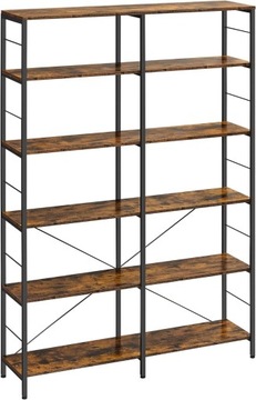 Regał z metalem LOFT INDUSTRIALNY rustykalny