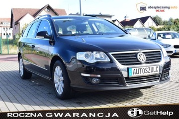 Volkswagen Passat B6 Variant 1.8 TSI 160KM 2008 Volkswagen Passat 1.8 Benzyna, Czarny, Kombi, ...