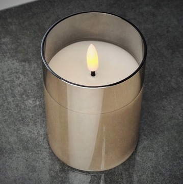 СВЕЧА СВЕЧА СВЕТОДИОД СТЕКЛО СТЕКЛО СВЕЧА ПЛАМЯ ЭФФЕКТ ПЛАМЕНИ НА БАТАРЕЕ