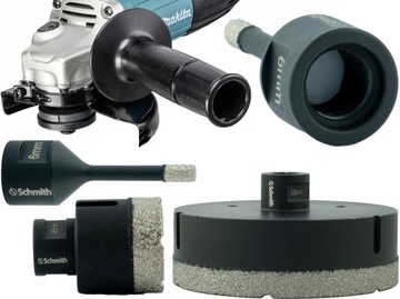 SCHMITH WIERTŁO OTWORNICA DIAMENTOWA KORONKA DO GLAZURY GRESU M14 125mm