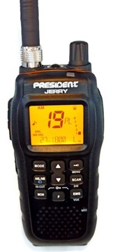 CB Radio President JERRY ręczne ręczniak MAŁE przenośne WTYK 12V