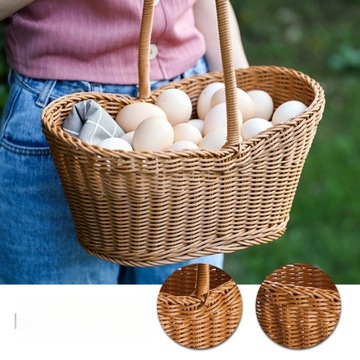 КОРЗИНА ДЛЯ ХРАНЕНИЯ, УДОБНЫЙ ПЛЕТЕННЫЙ ДЕРЖАТЕЛЬ ДЛЯ ЦВЕТОВ