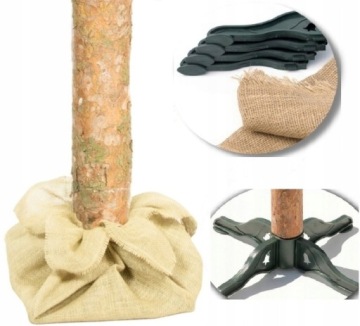 ИСКУССТВЕННАЯ РОЖДЕСТВЕНСКАЯ ЕЛЬ НА СТОЛБИКЕ АЛМАЗОВОЙ СОСНЫ 220 СМ