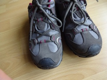 ЖЕНСКИЕ ТРЕККИНГОВЫЕ КРОССОВКИ SALOMON GORE-TEX ORTHOLITE 38 Стелька 2/3 24,7 СМ