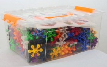 Умные строительные кирпичи звезды 340 шт.