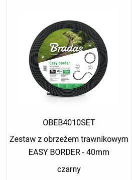 Obrzeże ogrodowe tworzywo sztuczne 2000cmx4cm