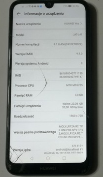 Материнская плата Huawei Y6s JAT-L41 3/32 ГБ 100% работоспособна