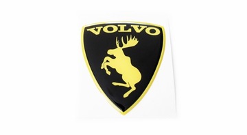 Naklejka żelowa 3d Volvo łoś czarna s v 60 90 cx60