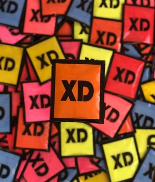 Красочный порошок Holi XD для фестиваля - оранжевый