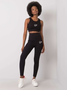 FOR FITNESS CZARNY KOMPLET SPORTOWY (M) CZARNY