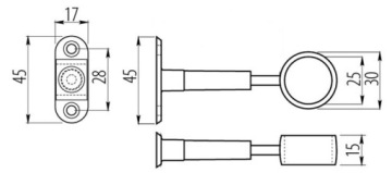 РУЧКА С РЕГУЛИРУЕМЫМ РАССТОЯНИЕМ ДЛЯ ТРУБЫ