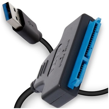 Adapter przejściówka kabel kieszeń USB 3.0 SATA DO DYSKU 2,5" SSD HDD