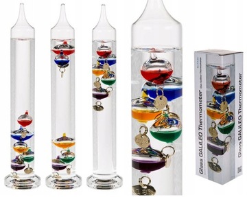 Termometr Galileo 28cm Galileusza Termoskop XL