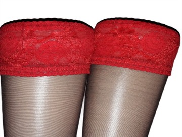 чулки с задержкой 3/4