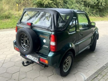 Suzuki Jimny III Cabrio 1.3 i 16V 4WD 80KM 2003 Suzuki Jimny Cabrio Zarejestrowany Benzyna 4x4, zdjęcie 5