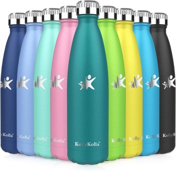 KollyKolla Butelka na wodę ze stali nierdzewnej 500 ml