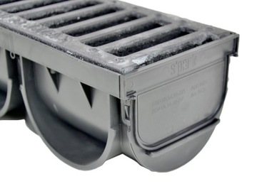 Линейный чугунный дренаж 125 каналов D100