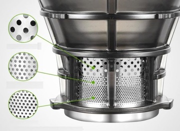 AMZCHEF Медленная соковыжималка 250 Вт SJ-036 Отверстие 13,5 см
