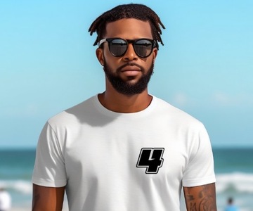 термопереводка для футболки СПОРТИВНЫЙ НОМЕР 4 размер 20 х 21,4 см