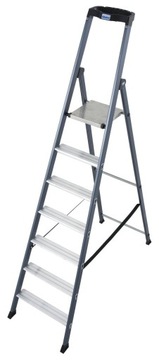 KRAUSE SePro S Drabina anodowana 1x7 124210 3,50m
