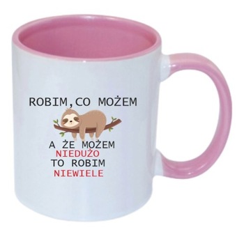 KUBEK DO PRACY ROBIM CO MOŻEM A ŻE MOŻEM NIEDUŻO TO ROBIM NIEWIELE