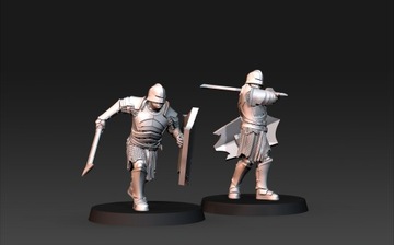 Кроваворукие орки со щитом и мечом — x10 Властелин колец