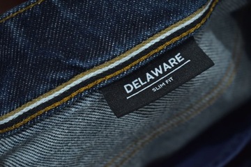 HUGO BOSS Delaware Slim Fit Męskie Spodnie Jeansowe W34 L32