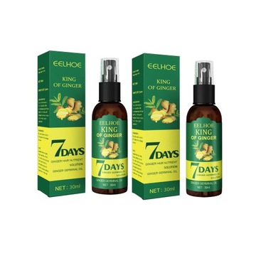 Pielęgnacja włosów 30ml Ginger spray płyn do wzrostu włosów twardy masaż wł