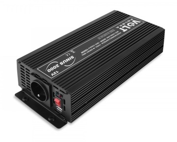 PRZETWORNICA NAPIĘCIA CZYSTY SINUS 12/230V 2000W