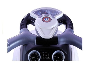 RIDE ON PUSH BABY 3IN1 АВТОМОБИЛЬ ДЕТСКИЙ БОЛЬШОЙ АВТОМОБИЛЬНЫЙ СИГНАЛ БЕЛЫЙ