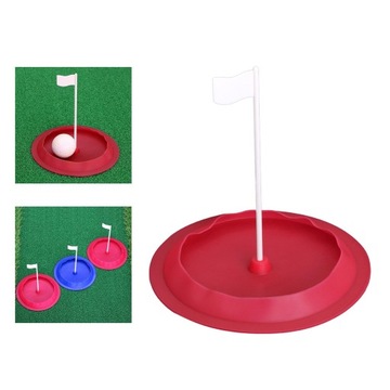 Putting чашка с флагом Прочные аксессуары для гольфа Golf Putting красный