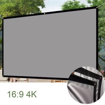 ПРОЕКЦИОННЫЙ ЭКРАН 84 ДЮЙМА ПОРТАТИВНЫЙ 16:9 4K FULL HD 178X100 СМ ДЛЯ ПРОЕКТОРА